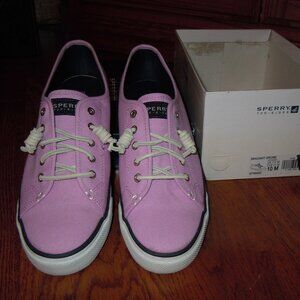 SPERRY TOP SIDER WOMENS SNEAKERS “SEACOAST ORCHID” PINK SZ 10 IN BOX
